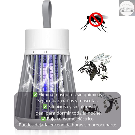 Lampara Mata Mosquitos Recargable