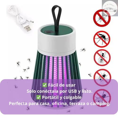 Lampara Mata Mosquitos Recargable